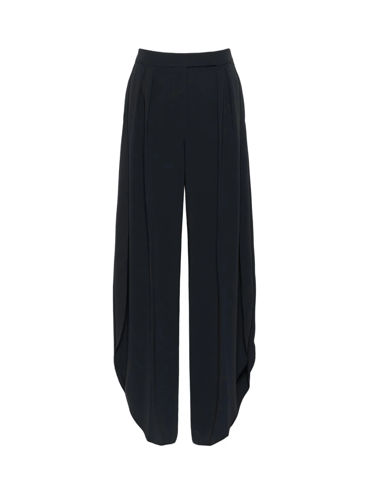 Max Mara Crusca Wide-Leg Cady Trousers in Navy Max Mara Crusca Wide-Leg Cady Trousers in Navy | Wide leg pants | Luxury Shoes