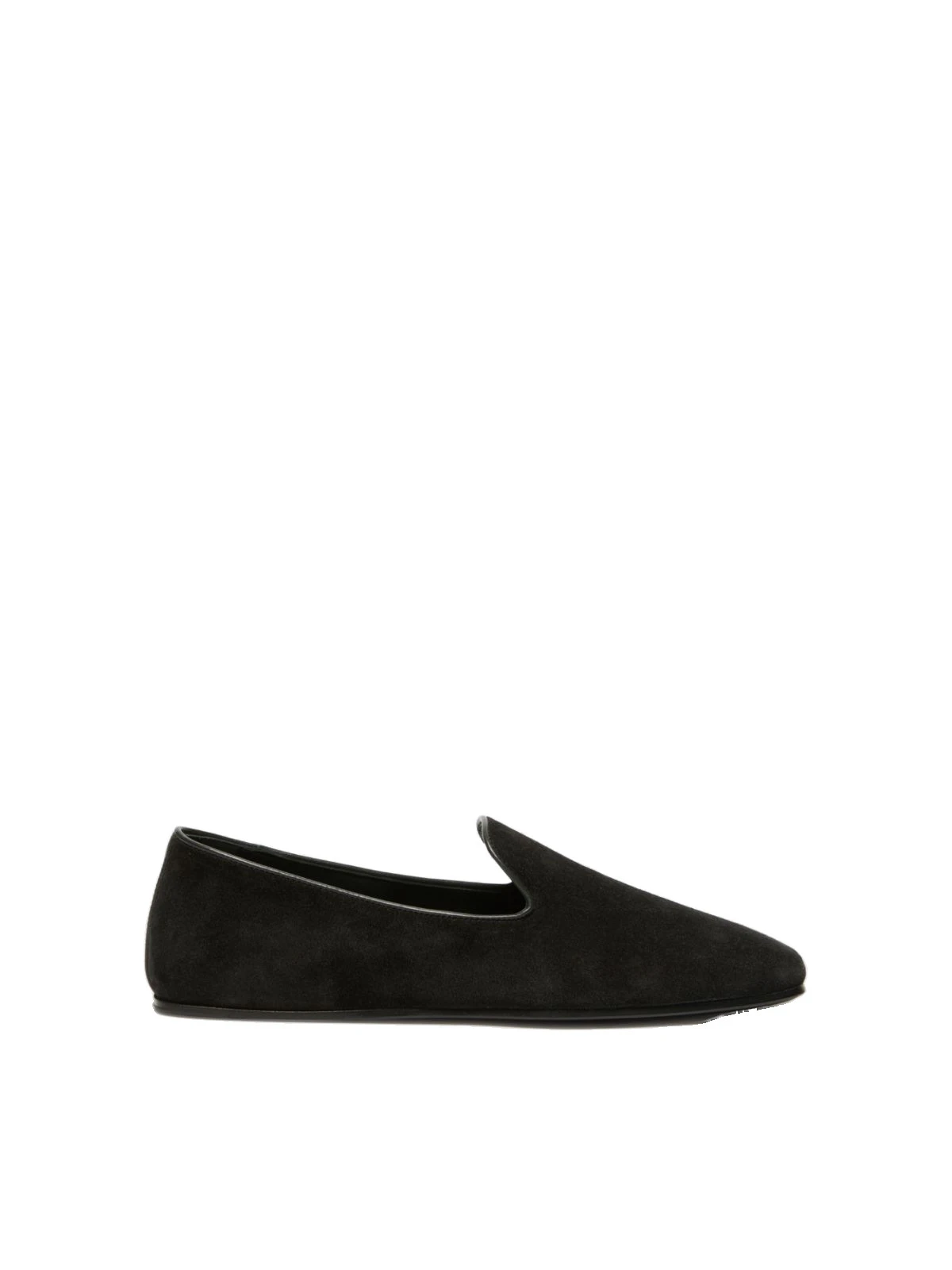 Max Mara Cupola Suede Friulian Shoes in Dark Grey Max Mara Cupola Suede Friulian Shoes in Dark Grey | Flats | Luxury Shoes