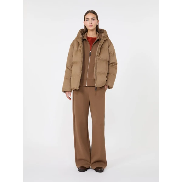 Max Mara Dama Reversible Camel Puffer Jacket in Camel | Jackets | Luxury Shoes 