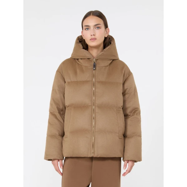 Max Mara Dama Reversible Camel Puffer Jacket in Camel | Jackets | Luxury Shoes 