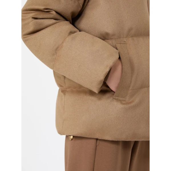 Max Mara Dama Reversible Camel Puffer Jacket in Camel | Jackets | Luxury Shoes 