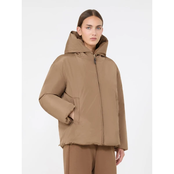 Max Mara Dama Reversible Camel Puffer Jacket in Camel | Jackets | Luxury Shoes 