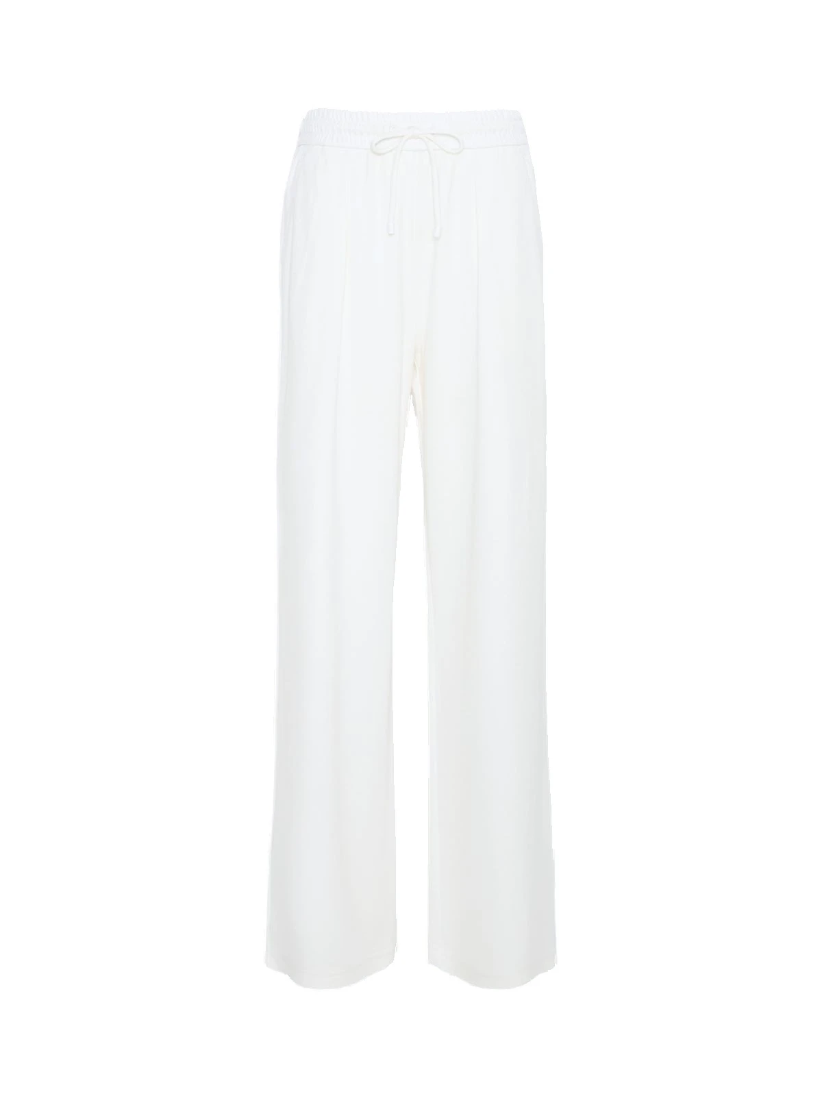 Max Mara Dancing Jersey Wide-Leg Trousers in White Max Mara Dancing Jersey Wide-Leg Trousers in White | Wide leg pants | Luxury Shoes
