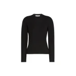 Max Mara Darsena Cashmere Crew-Neck Sweater in Black | Sweaters | Luxury Shoes 