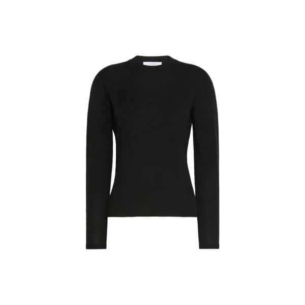 Darsena Cashmere Crew-Neck Sweater in Black