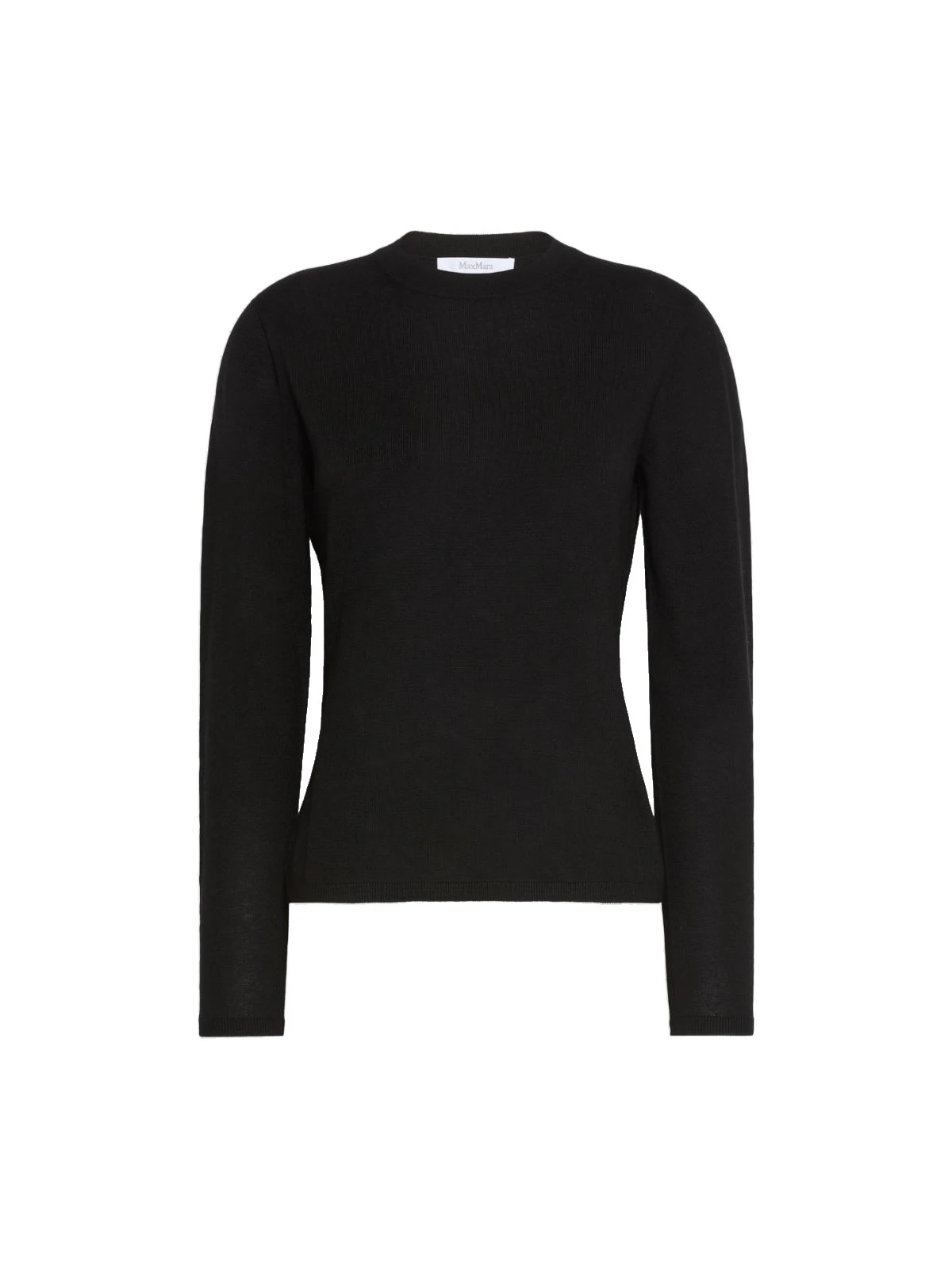 Max Mara Darsena Cashmere Crew-Neck Sweater in Black Max Mara Darsena Cashmere Crew-Neck Sweater in Black | Sweaters | Luxury Shoes