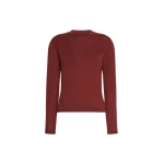 Max Mara Darsena Cashmere Crew-Neck Sweater in Rust | Sweaters | Luxury Shoes 
