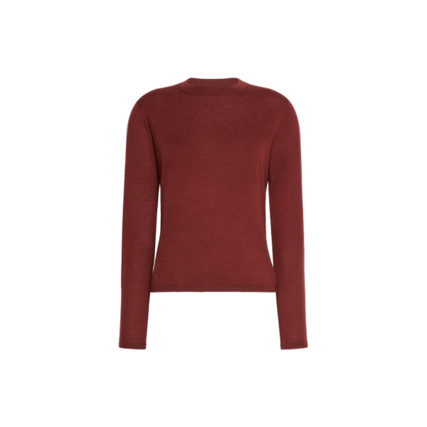Max Mara Darsena Cashmere Crew-Neck Sweater in Rust | Sweaters | Luxury Shoes 