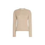Max Mara Darsena Cashmere Crew-Neck Sweater in Sand | Sweaters | Luxury Shoes 