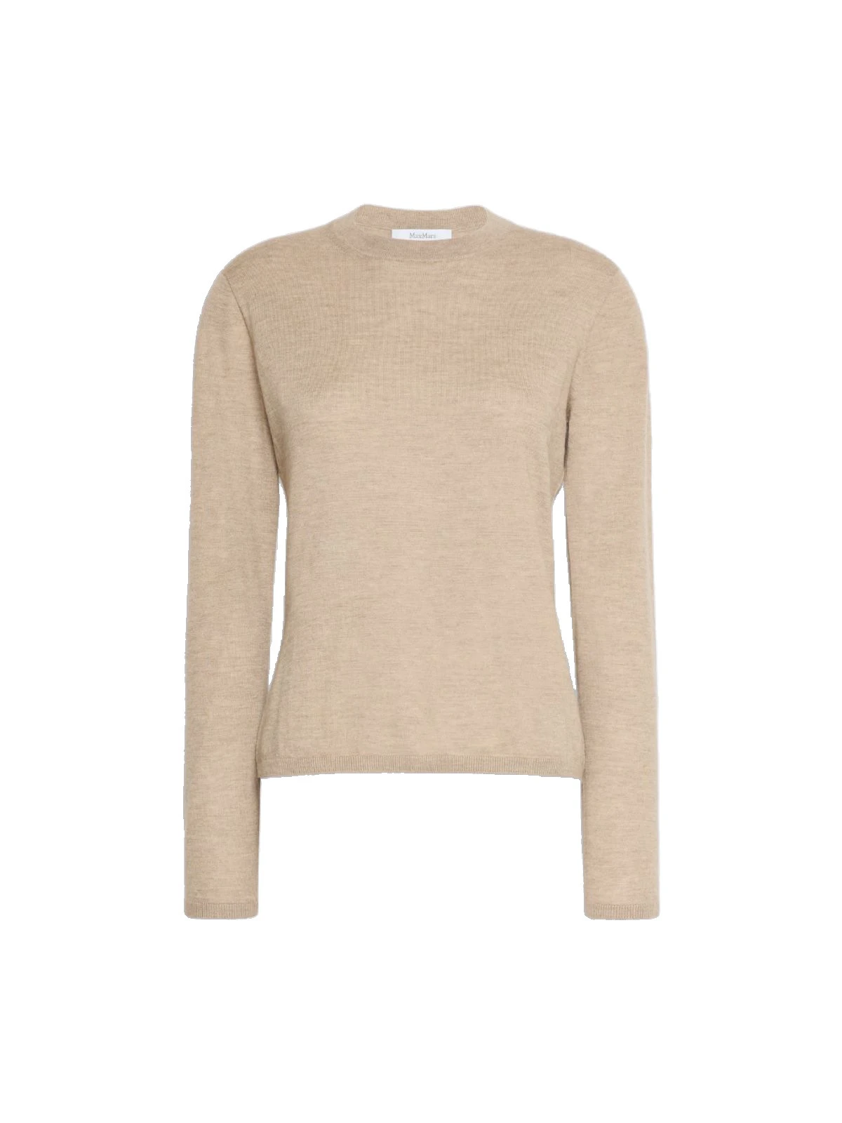 Max Mara Darsena Cashmere Crew-Neck Sweater in Sand Max Mara Darsena Cashmere Crew-Neck Sweater in Sand | Sweaters | Luxury Shoes