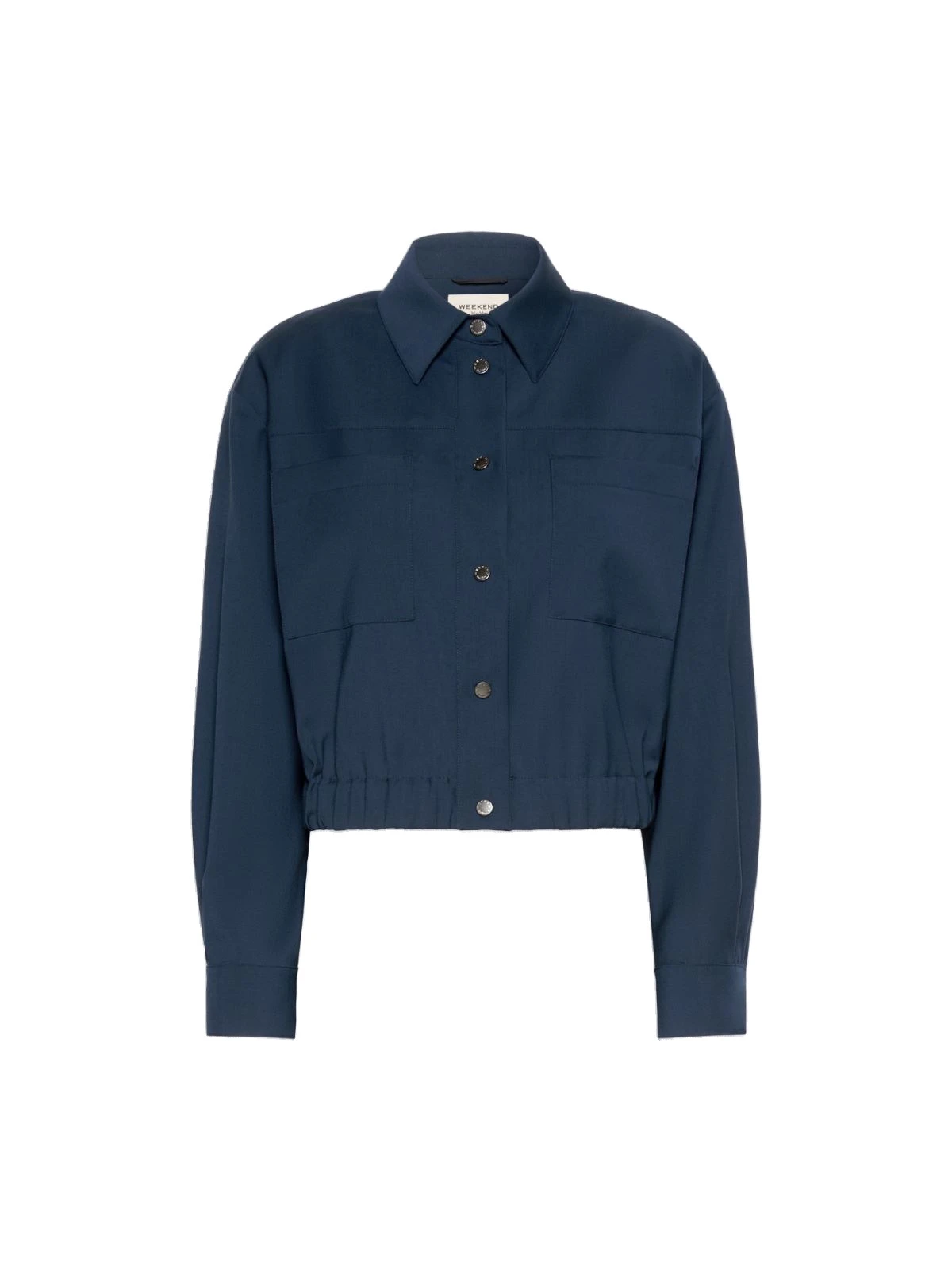 Max Mara Decano Short Wool Cloth Jacket in Navy Max Mara Decano Short Wool Cloth Jacket in Navy | Blazers | Luxury Shoes