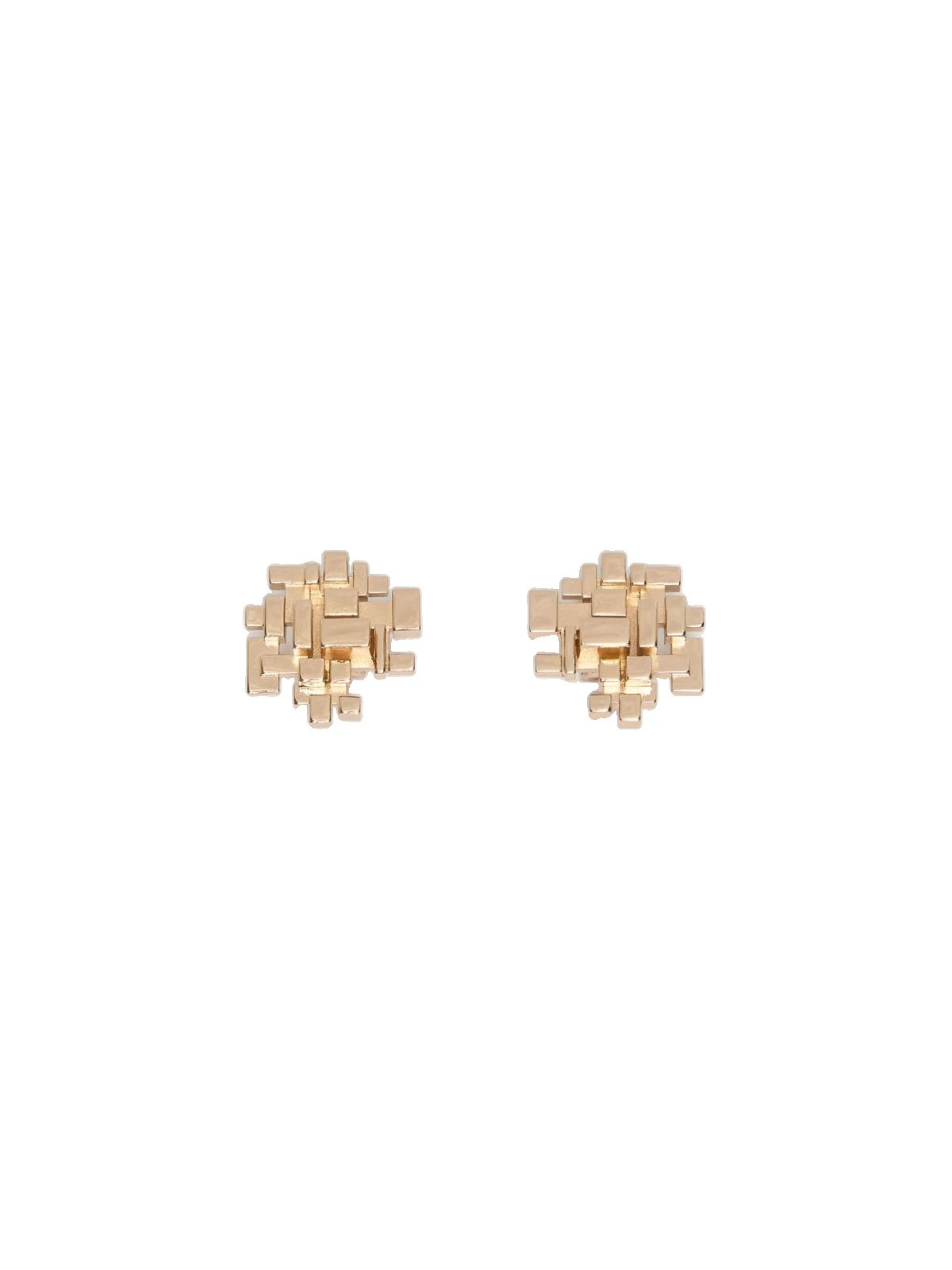 Max Mara Deserto Brutalist Clip Earrings in Bronze Max Mara Deserto Brutalist Clip Earrings in Bronze | Earrings | Luxury Shoes