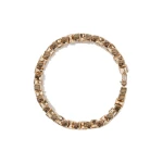 Max Mara Deserto Metal Choker Necklace in Gold | Necklace | Luxury Shoes 