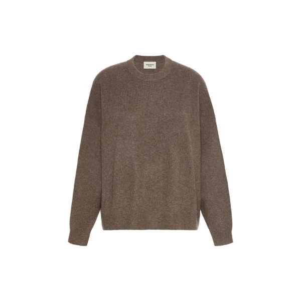 Max Mara Detto Cashmere Crew Neck Jumper in Marron Glace | Sweaters | Luxury Shoes 