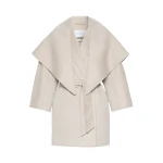 Max Mara Detto Double Cashmere Coat in Sand | Wool Coat | Luxury Shoes 