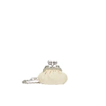 Max Mara Diomede Nappa Sheepskin Nano Pasticcino Bag in Ivory | Mini Bags | Luxury Shoes 