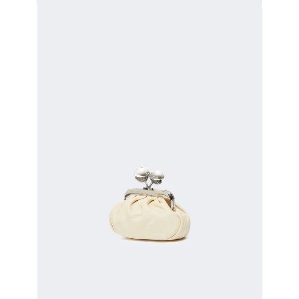 Max Mara Diomede Nappa Sheepskin Nano Pasticcino Bag in Ivory | Mini Bags | Luxury Shoes 