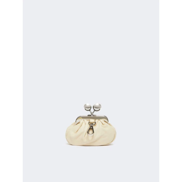 Max Mara Diomede Nappa Sheepskin Nano Pasticcino Bag in Ivory | Mini Bags | Luxury Shoes 