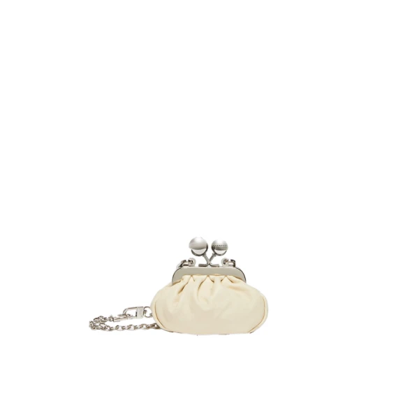Max Mara Diomede Nappa Sheepskin Nano Pasticcino Bag in Ivory | Mini Bags | Luxury Shoes 