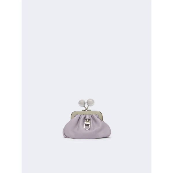 Max Mara Diomede Nappa Sheepskin Nano Pasticcino Bag in Lilac | Mini Bags | Luxury Shoes 