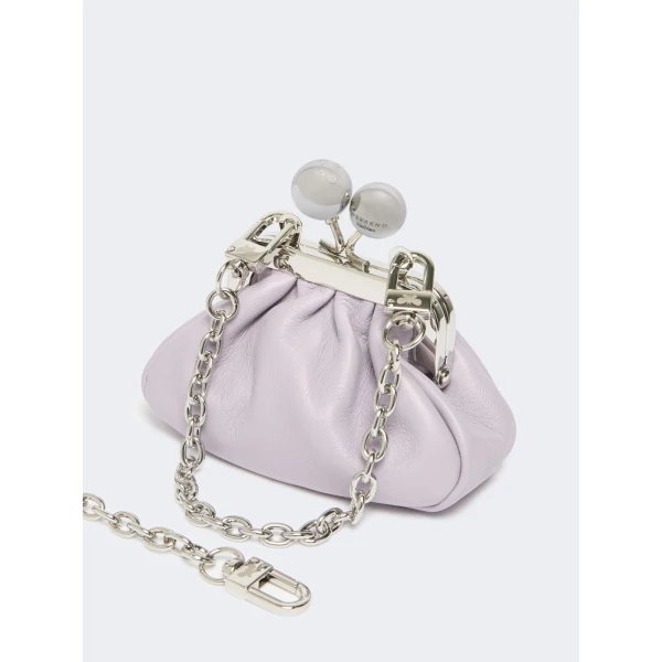 Max Mara Diomede Nappa Sheepskin Nano Pasticcino Bag in Lilac | Mini Bags | Luxury Shoes 