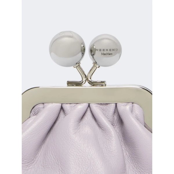 Max Mara Diomede Nappa Sheepskin Nano Pasticcino Bag in Lilac | Mini Bags | Luxury Shoes 
