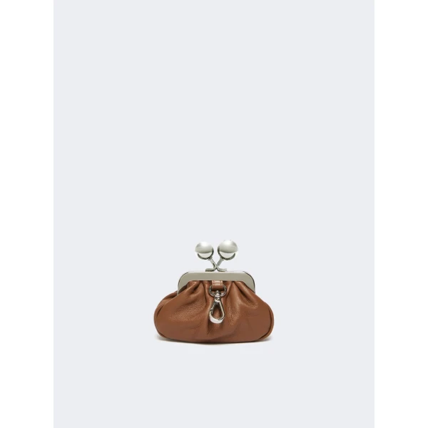 Max Mara Diomede Nappa Sheepskin Nano Pasticcino Bag in Tobacco | Mini Bags | Luxury Shoes 