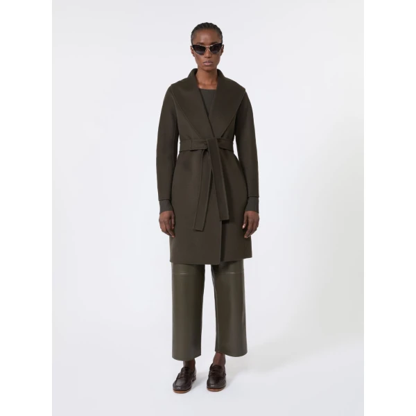 Max Mara Disegno Ribbed Wool Jumper in Khaki | Sweaters | Luxury Shoes 