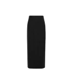 Max Mara Divo Wool Wrap Skirt in Dark Grey | Pencil Skirts | Luxury Shoes 