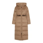 Max Mara Dolce Long Reversible Camel Puffer in Camel | Coats | Luxury Shoes 