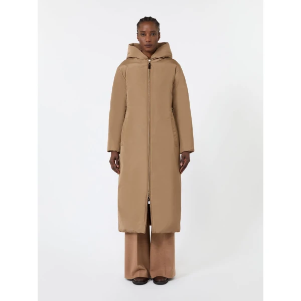 Max Mara Dolce Long Reversible Camel Puffer in Camel | Coats | Luxury Shoes 