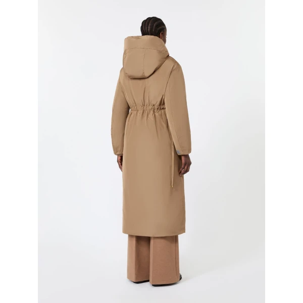 Max Mara Dolce Long Reversible Camel Puffer in Camel | Coats | Luxury Shoes 