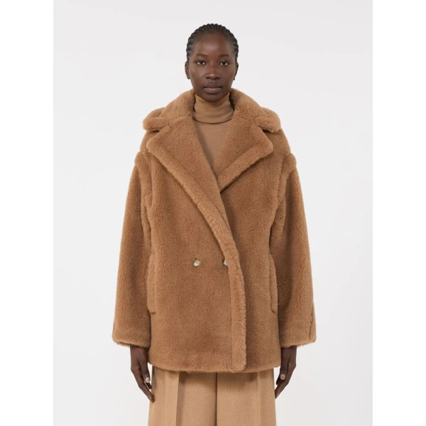 Max Mara Dramma Short Teddy Bear Icon Coat in Camel | Wool Coat | Luxury Shoes 