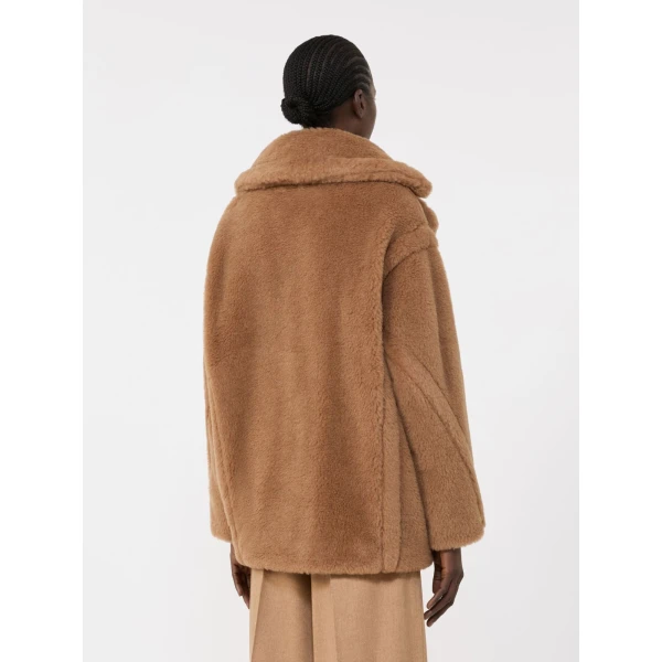 Max Mara Dramma Short Teddy Bear Icon Coat in Camel | Wool Coat | Luxury Shoes 