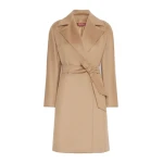 Max Mara Dravenna Wool Robe Coat in Camel | Wool Coat | Luxury Shoes 