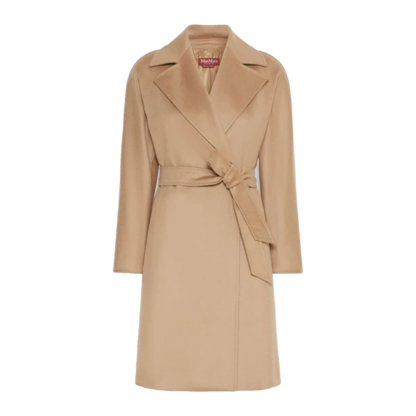 Max Mara Dravenna Wool Robe Coat in Camel | Wool Coat | Luxury Shoes 