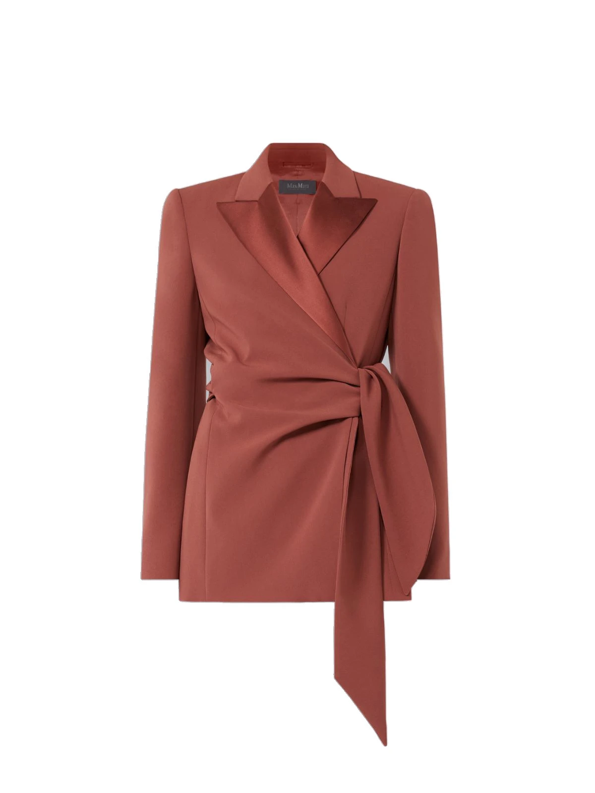 Max Mara Ebano Cady Criss-Cross Jacket in Antique Rose Max Mara Ebano Cady Criss-Cross Jacket in Antique Rose | Blazers | Luxury Shoes