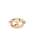 Max Mara Ebbri Rigid Metal Bangle in Bronze | Bracelets | Luxury Shoes 