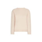 Max Mara Eco Wool and Cashmere Crew-Neck Jumper in Ice Grey | Sweaters | Luxury Shoes 