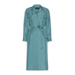Max Mara Edile Silk Shirt Dress in Light Blue | Shirtdress | Luxury Shoes 