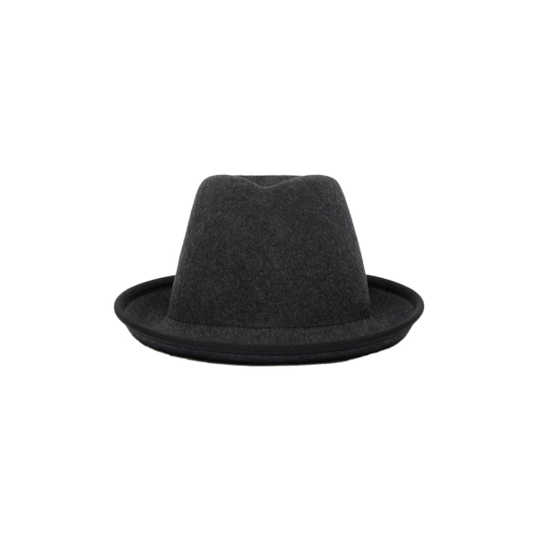 Edile Wool Felt Hat in Medium Grey
