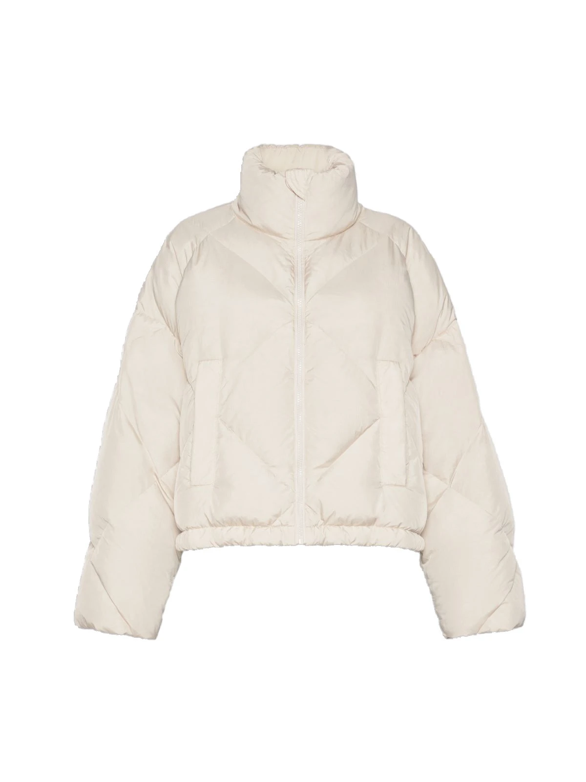 Max Mara Edito Short Diamond-Quilted Down Jacket in Ivory Max Mara Edito Short Diamond-Quilted Down Jacket in Ivory | Jackets | Luxury Shoes