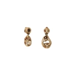 Max Mara Editti Bead and Rhinestone Drop Earrings in Gold | Earrings | Luxury Shoes 