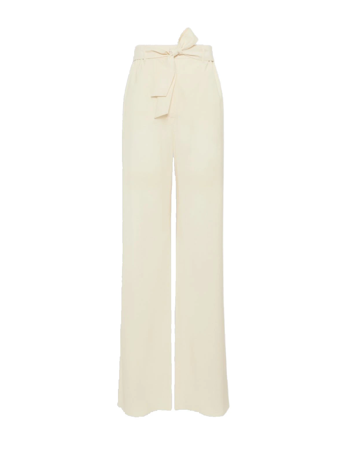 Max Mara Editto Wool Trousers with Belt in Ivory Max Mara Editto Wool Trousers with Belt in Ivory | Wide leg pants | Luxury Shoes
