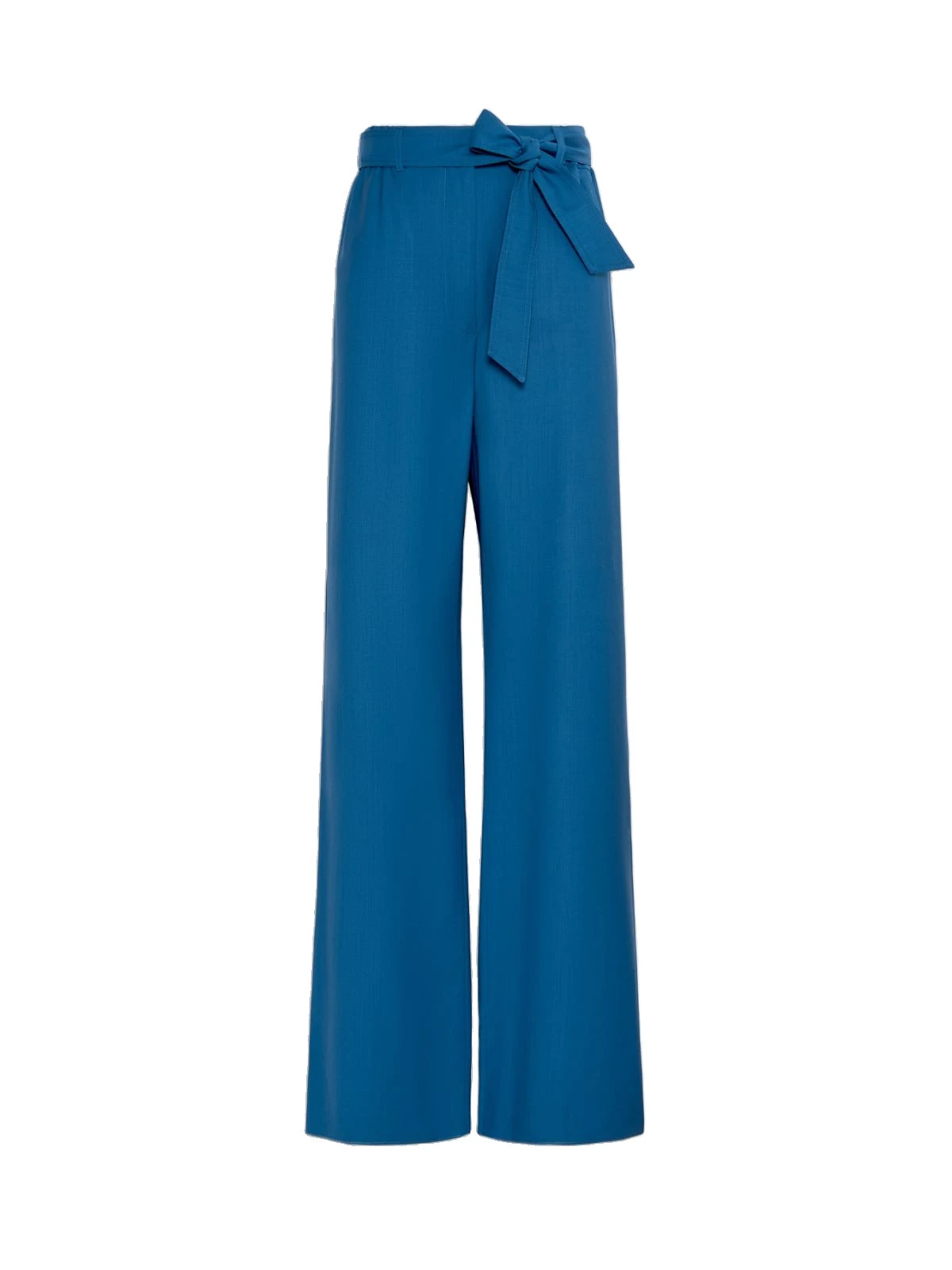 Max Mara Editto Wool Trousers with Belt in Navy Max Mara Editto Wool Trousers with Belt in Navy | Wide leg pants | Luxury Shoes