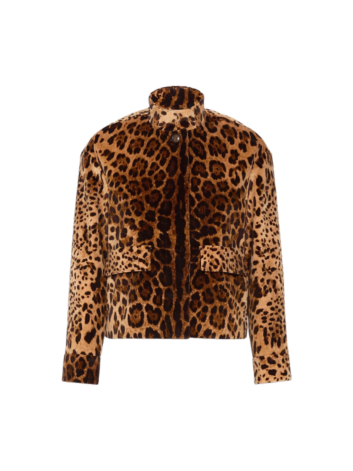 Max Mara Edro Printed Velvet Boxy Jacket in Brown Max Mara Edro Printed Velvet Boxy Jacket in Brown | Blazers | Luxury Shoes