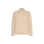 Max Mara Elegia Cashmere Roll-Neck Jumper in Beige | Turtlenecks | Luxury Shoes 
