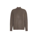 Max Mara Elegia Cashmere Roll-Neck Jumper in Marron Glace | Turtlenecks | Luxury Shoes 