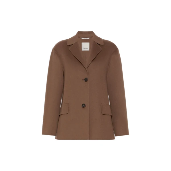 Elfi Wool Drap Jacket in Mud