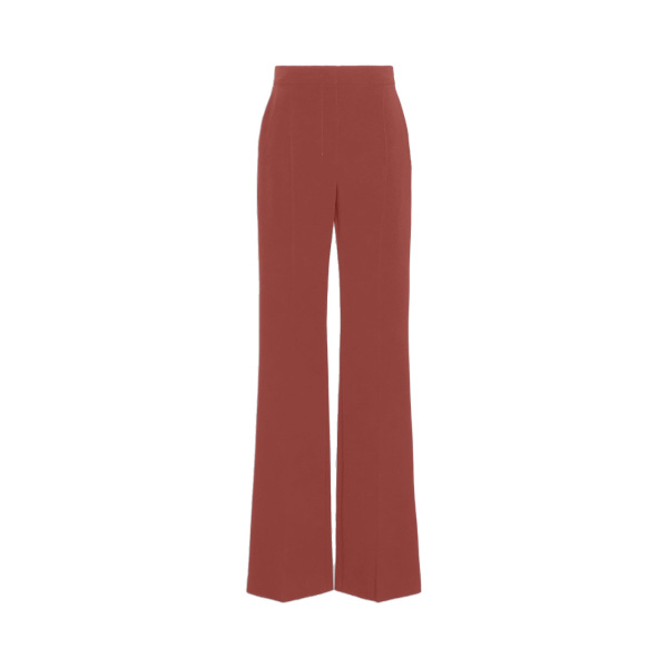 Max Mara Eliseo Tuxedo-Style Cady Trousers in Antique Rose | Tailored pants | Luxury Shoes 
